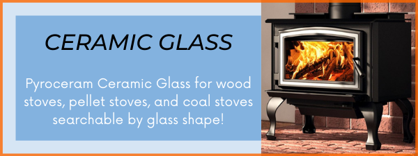 Woodburning Stoves Inglewood Stove Replacement Glass 194mm x 113mm 
