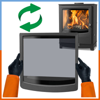 How to Replace Glass on a Wood Stove