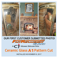Ceramic Glass A11 Pattern Cut