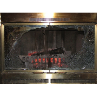 Tempered Glass for Fireplace Doors