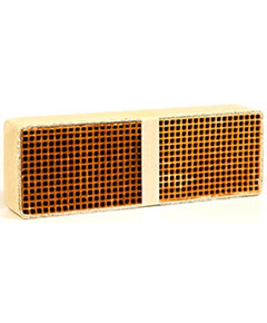 CC-521 Rectangular Uncanned Catalytic Combustor, 3.5" x 10.2" x 2"