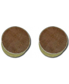 CC-008 Set of Two Round Uncanned Catalytic Combustor,  5.7 x 1.5 Inch
