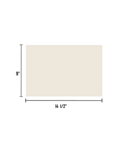 14 1/2" x 9" Ceramic Replacement Glass