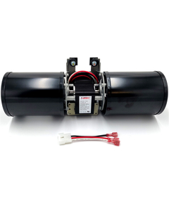 This Pellet Stove Motor is equivalent to Quadrafire/812-3370 Double Fan 2 Speed Blower Motor 20450.