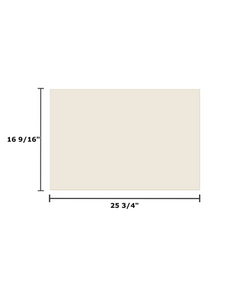 25 3/4" x 16 9/16" Ceramic Glass