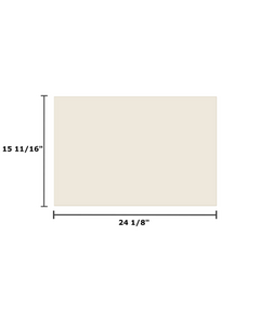 24 1/8" x 15 11/16" Ceramic Glass
