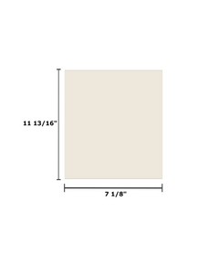 7 1/8" x 11 13/16" Ceramic Glass