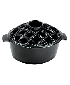 Minuteman Lattice Top Steamer - cast iron with baked enamel T-50BK.