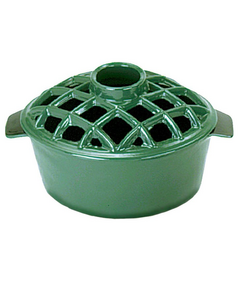 Minuteman Lattice Top Steamer - cast iron with baked enamel T-50GR.