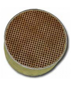 CC-009 Nu-Tec Round 5.4" x 1.5" Uncanned Catalytic Combustor
