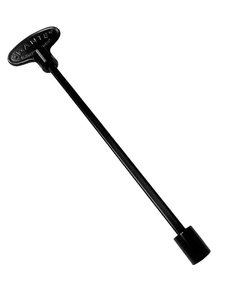 Dante 8 Inch Flat Black Universal Key Design Fits Both 1/4″ and 5/16″ Gas Valve Stems | NKY.8.FB.B