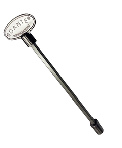 Dante 8 Inch Satin Nickel Universal Key Design Fits Both 1/4″ and 5/16″ Gas Valve Stems | NKY.8.SN.B