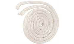 1/4"-5/16 Inch White Fiberglass Rope Gasket Sold By The Foot