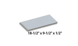 This Timber Ridge Wood Stove Baffle Board 18.5" x 9.5" x 0.5" is for the wood stove replacement part.