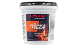 Rutland Furnace Cement Black 16oz for Metal & Masonry