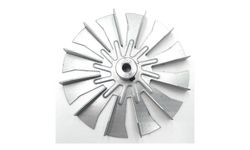 This fan blade is equivalent to 5 Inch Harman/3-20-40985 Pellet Stove Fan Blade 20541.