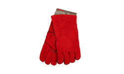 Genuine Leather Rutland 702 Red Fireplace Gloves.