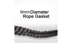 9 MM Jotul Old Black Fiberglass Rope Gasket Sold By The Foot