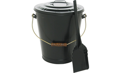 Round Ash Bucket With Cover And Shovel