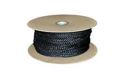 Black 1/4” Rope x 200’ Wood Stove Door Gasket Spool