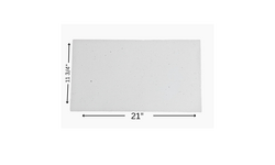 Buck Po-BPFB01 Fiber Baffle Board 21090 - 21" x 11.75" is a replacement part for your stove.