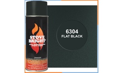 Stove Bright High Temperature Flat Black Stove Paint