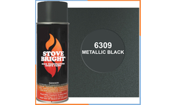 Stove Bright High Temperature Metallic Black Stove Paint