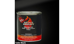 High Temp Brush On High Temp Paint - Satin Black