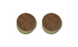 5.7  x 1.5 Inch Round Uncanned Catalytic Combuster CC-008 Set of Two
