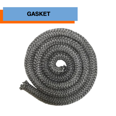 Osburn Heat Wood Stove Door Gasket Kit With 8 Feet 1/4" Rope Gasket And Gasket Cement