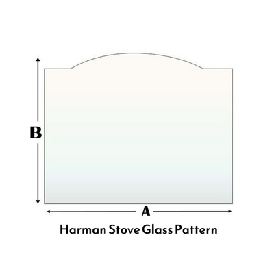 Harman TLC-2000 Specialty Cut Pyroceramic Glass