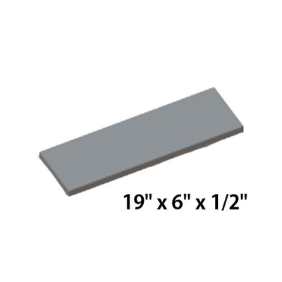 This Timber Ridge Wood Stove Baffle Board 19" x 6" x 0.5" is for the wood stove replacement part.