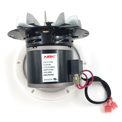 This wood stove motor is equivalent to Fasco 250-00527 Stove Motor Insert Only 20058M.