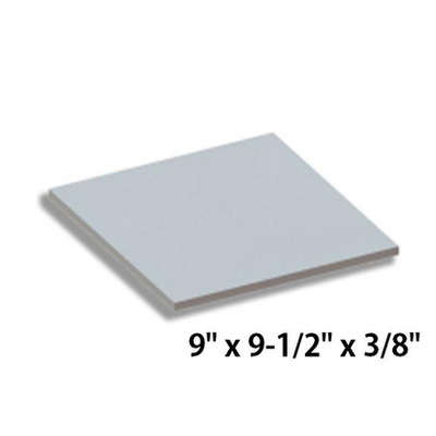 This Hearthstones Phoenix 8612 Wood Stove Baffle Board 9" x 9.5" x 0.375" is for a wood stove replacement part.
