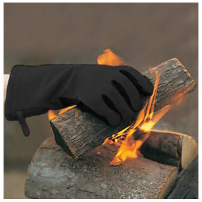 Black HearthX Deluxe Fireplace And BBQ Gloves
