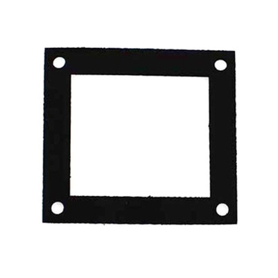 Black High Temp Silicone Convection Blower Gasket 4" x 4 & 3/8"