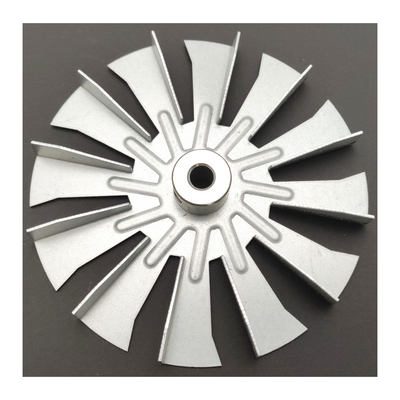 This fan blade is equivalent to 4 - 3/4 Inch Harman/AMP-00661 Stove Fan Blade 20181.