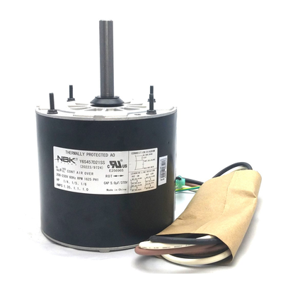 This motor is equivalent to Genteq/5KCP29BCA427S Multi Purpose 9724 Motor 230V - 20223.