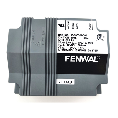 This ignition module is equivalent to Fenwal/35-530501-003 Ignition Module 12VDC - 20472.