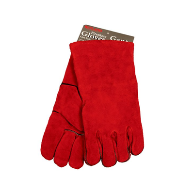Genuine Leather Rutland 702 Red Fireplace Gloves.