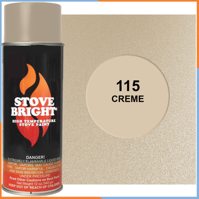 Stove Bright Creme Gas Vent Hi-Gloss Paint