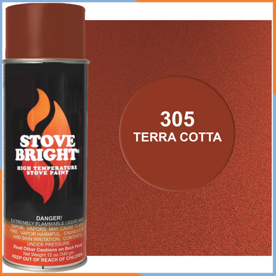 Stove Bright Terra Cotta Chimney And Roof Flashing Paint