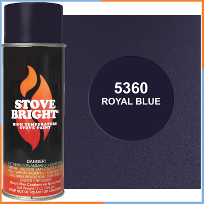 Stove Bright Vermont Casting Royal Blue Gas Vent Hi-Gloss Paint