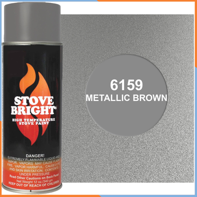 Stove Bright High Temperature Metallic Brown Stove Paint