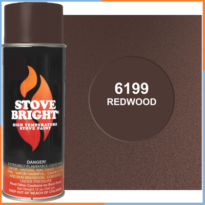 Stove Bright High Temperature Redwood Stove Paint
