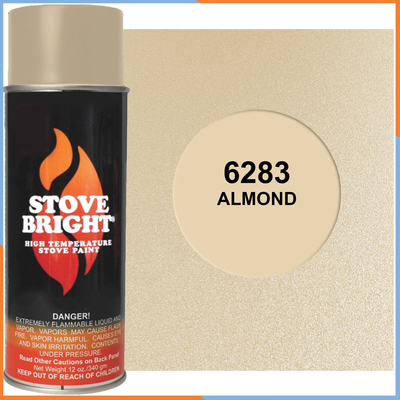 Stove Bright High Temperature Almond Stove Paint