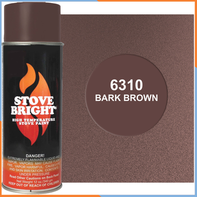 Stove Bright High Temperature Bark Brown Stove Paint