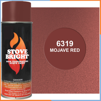 Stove Bright High Temperature Mojave Red Stove Paint