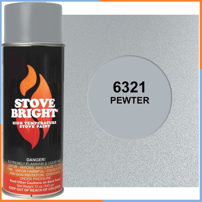 Stove Bright High Temperature Pewter Stove Paint
