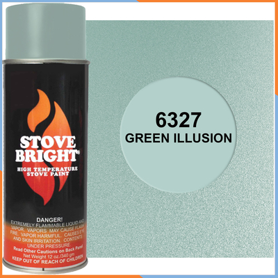 Stove Bright High Temperature Green Illusion Stove Paint